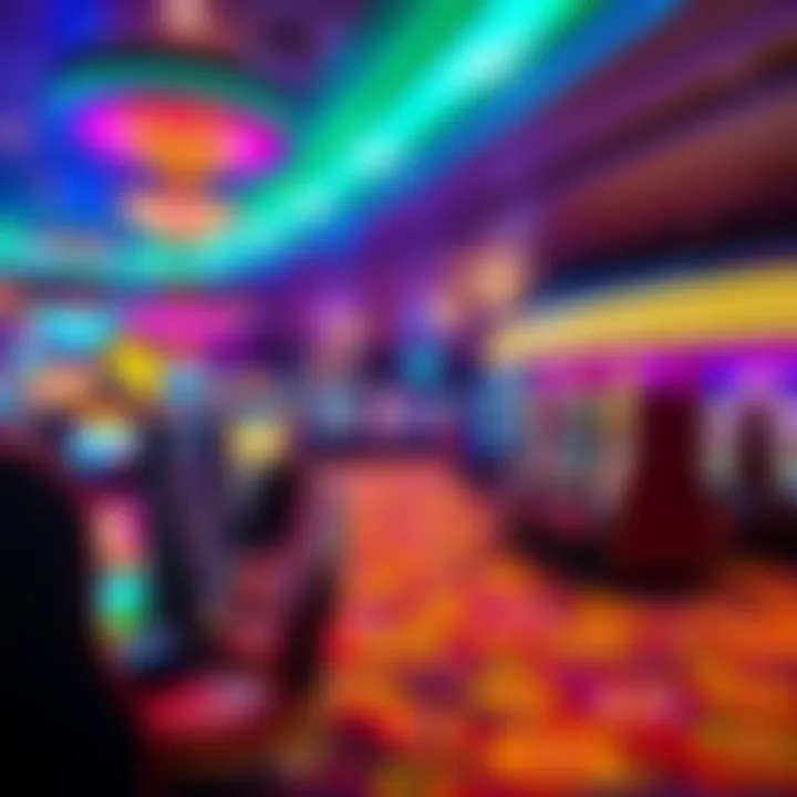 Vibrant casino floor with an array of gaming options at Boomtown Hotel