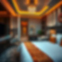 Luxurious room showcasing modern decor at Boomtown Hotel