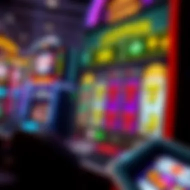 Gameplay interface of Cashman Casino showcasing vibrant slots and features