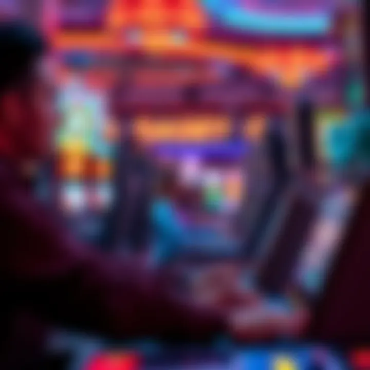 Players engaged in an immersive gaming experience at a modern casino