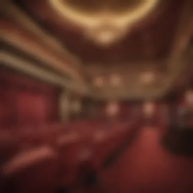 Iconic Theater Interior Bally Hotel's iconic theater interior