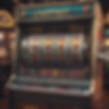 High payout slot machine display