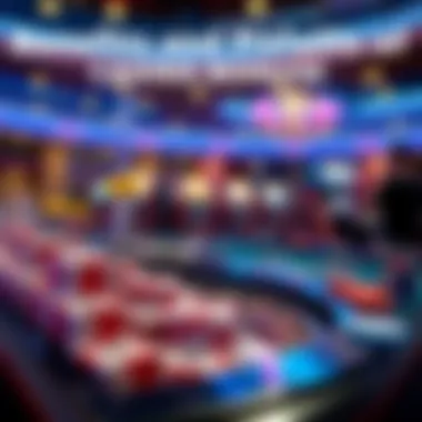 A conceptual image showing the advantages and disadvantages of bonuses