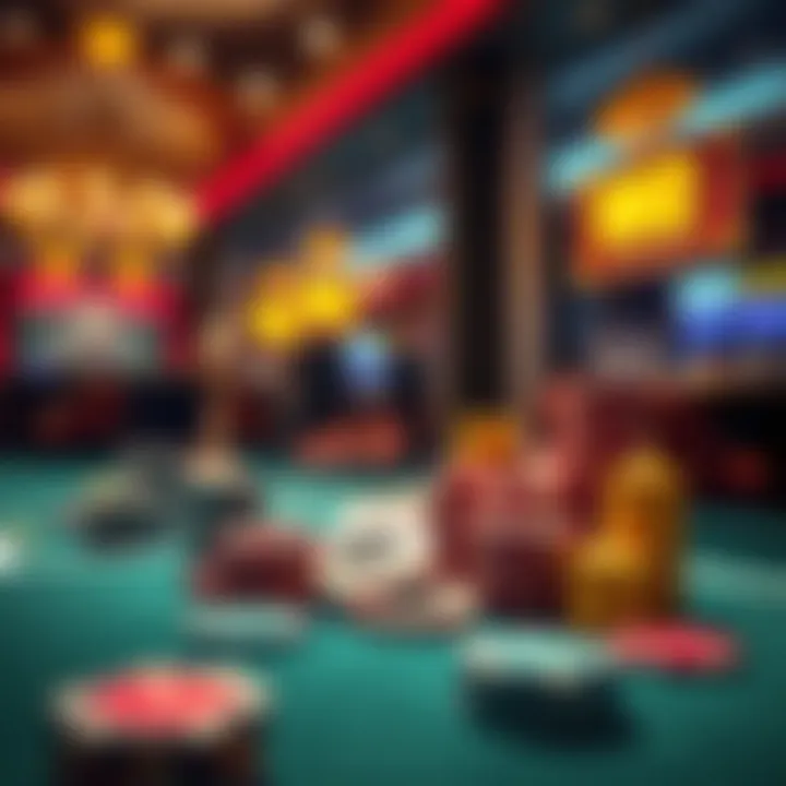 An abstract depiction of the strategic implications of casino bonuses