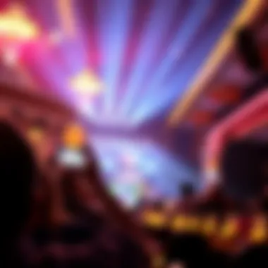 Live entertainment event at Diamond Jacks Casino with a packed audience