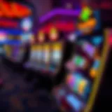 Modern digital slot machine showcasing advanced features