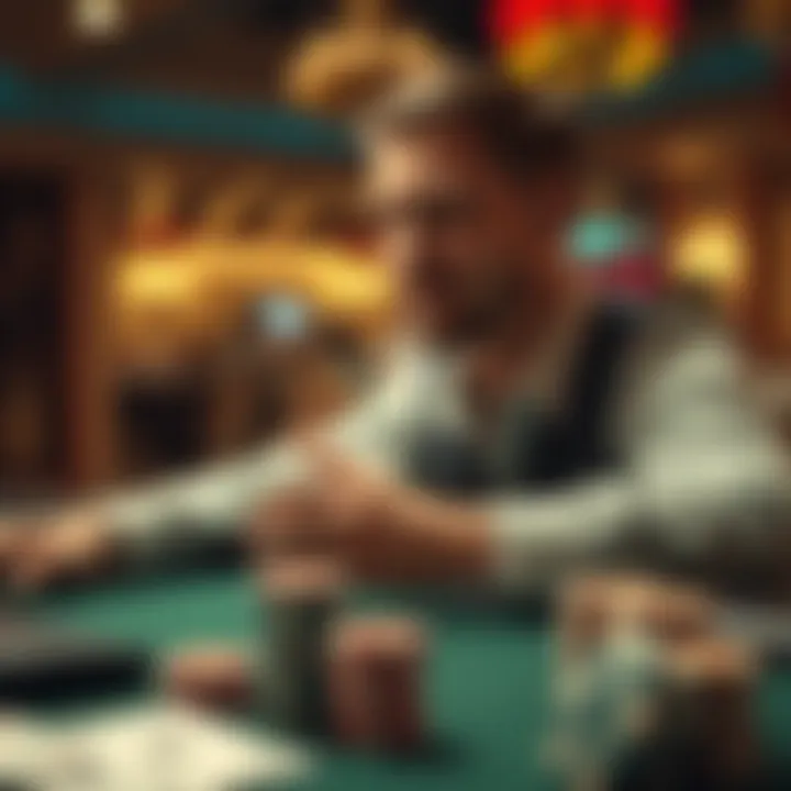 Psychological elements in online poker