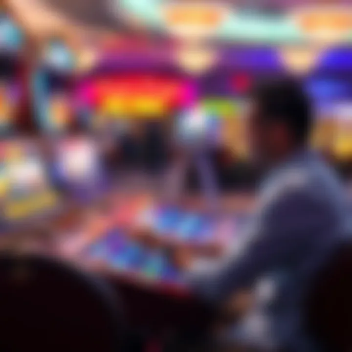 A player engaging with a fish table game interface