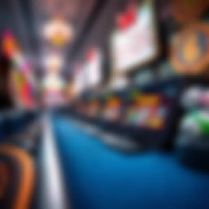 Illustration of various online platforms for keno