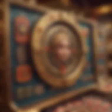 Detailed view of slot game mechanics and symbols