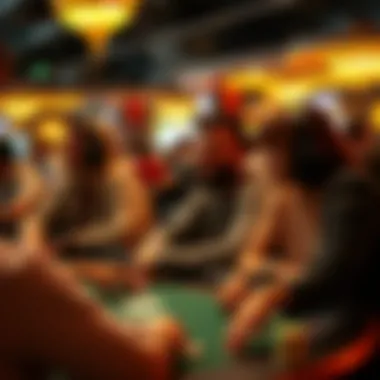 Engaged players enjoying a free poker game