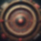 An intricate design of a digital casino interface showcasing various game options.