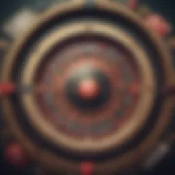 An intricate design of a digital casino interface showcasing various game options.