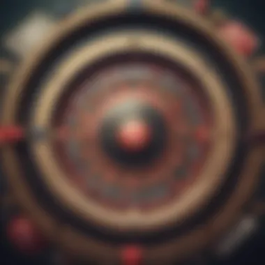 An intricate design of a digital casino interface showcasing various game options.