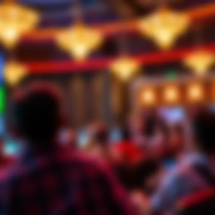 Live entertainment event in the casino's performance space