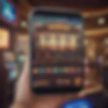 Sloto Mobile Interface A captivating view of Sloto Mobile's interface showcasing various slot games