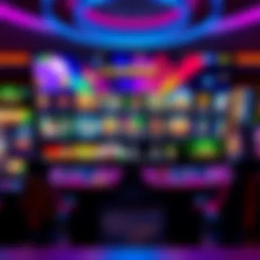 An overview of a vibrant online casino interface showcasing various games