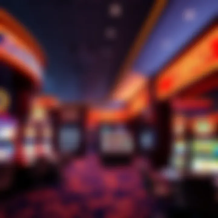 Interior view of a modern casino showcasing gaming experience