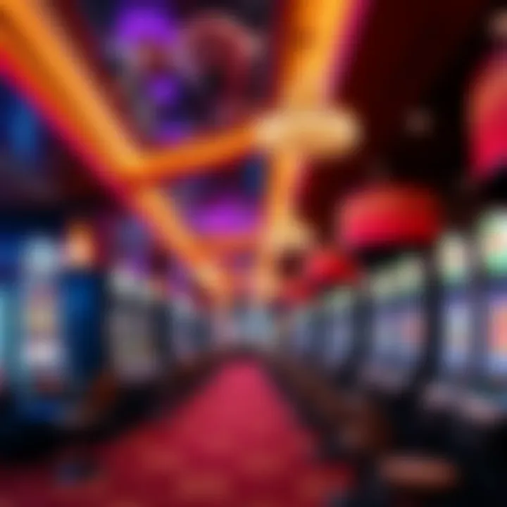 Interior view of a famous Las Vegas casino