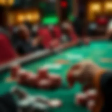 An illustration of Texas Hold'em rules laid out with clear diagrams and explanations.