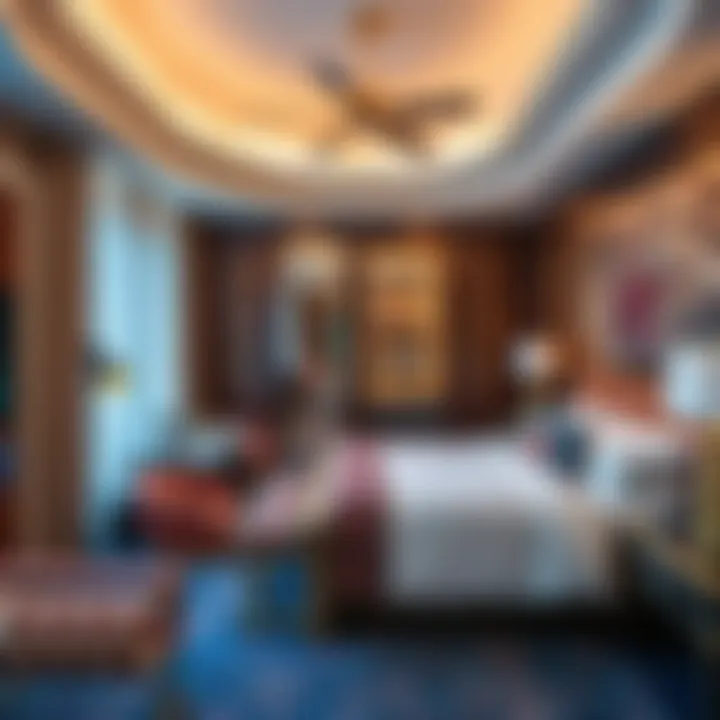 Luxurious accommodation room at Winstar Casino