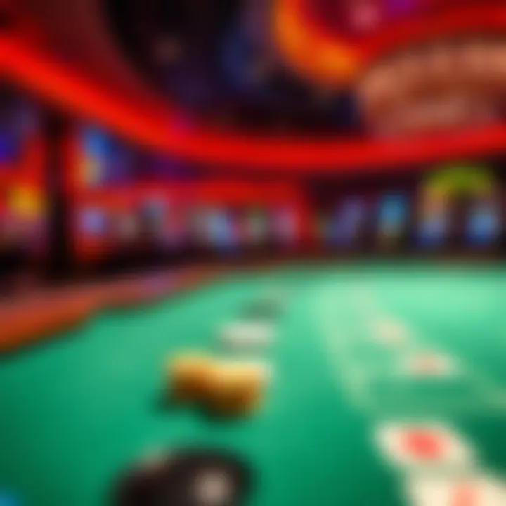 Variety of gaming tables offered at Winstar Casino