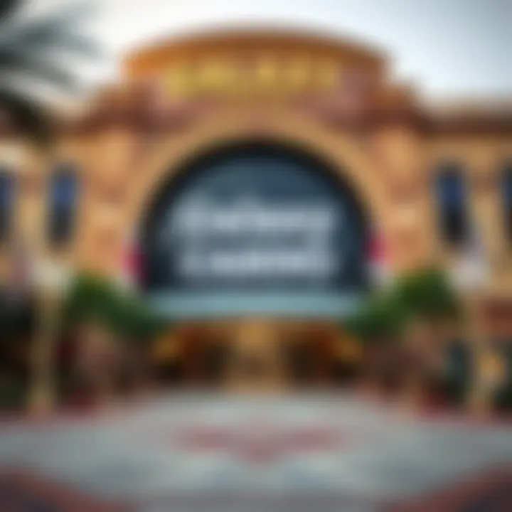 Exterior view of Galaxy Casino showcasing its architectural elegance