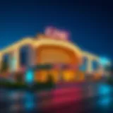 Exterior view of GMC Casino showcasing its modern architecture