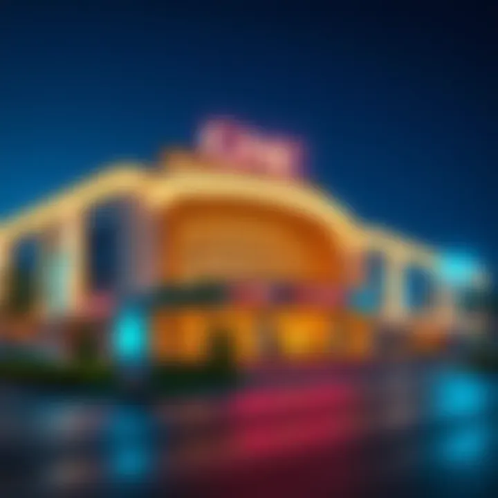 Exterior view of GMC Casino showcasing its modern architecture