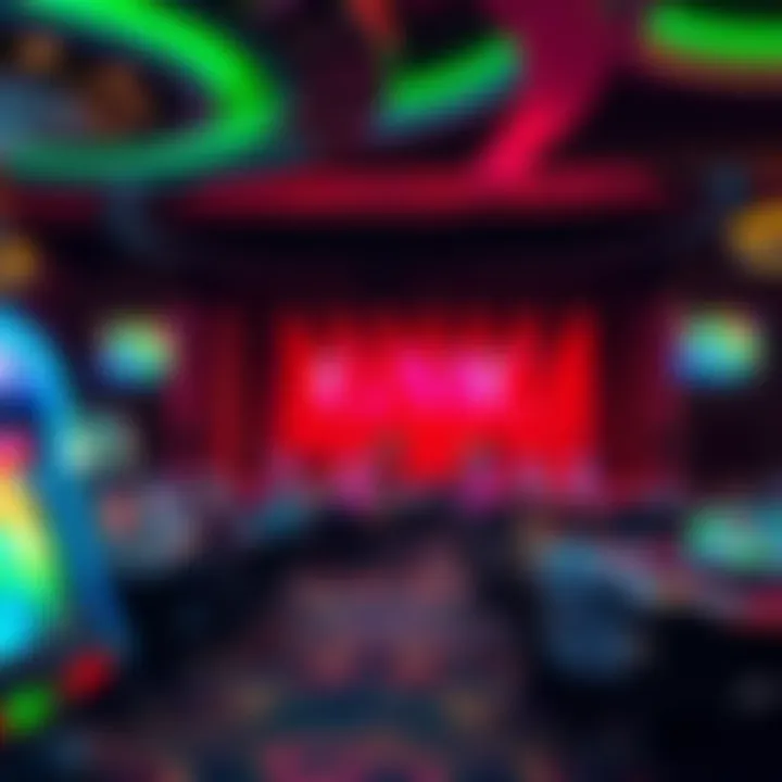 Entertainment stage hosting a live performance at GMC Casino