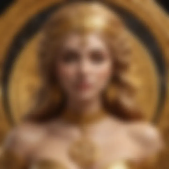 A close-up of the iconic symbols found in Golden Goddess, highlighting unique features.