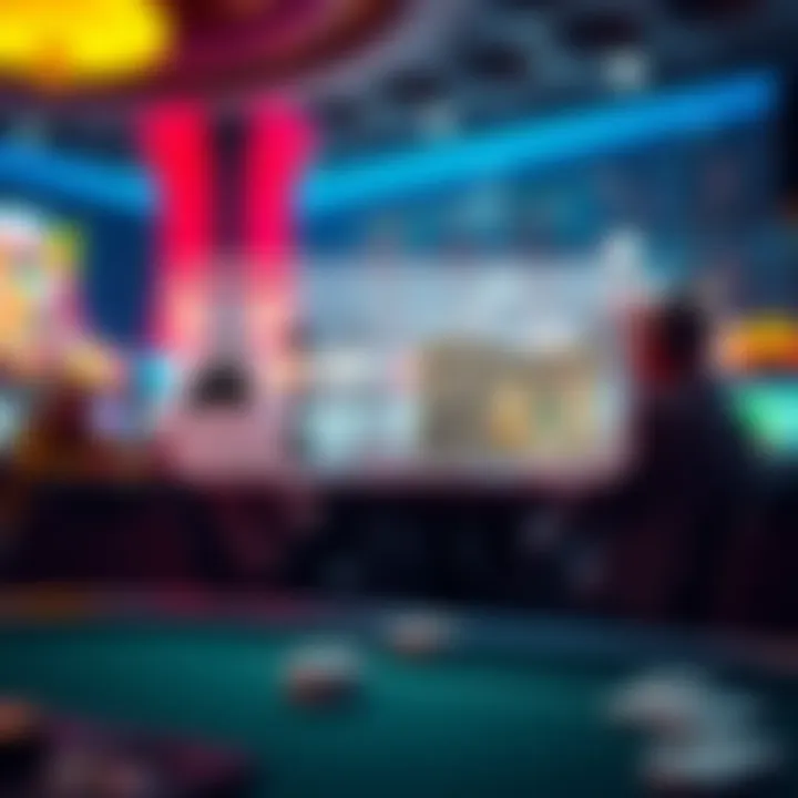 Graphical representation of risks associated with earning money through gaming