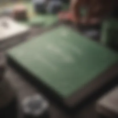 A collection of poker tips displayed on a notepad with a green theme