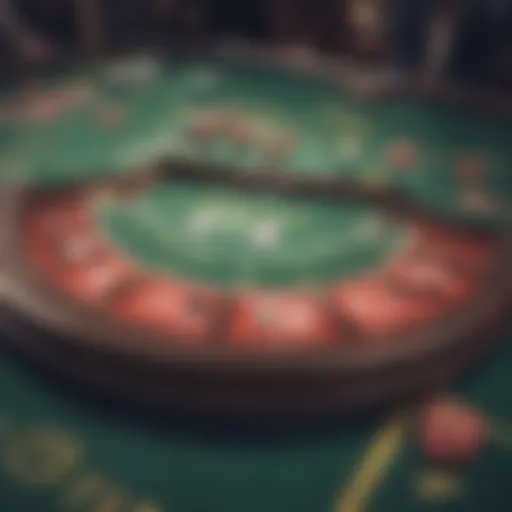 Strategic blackjack table layout