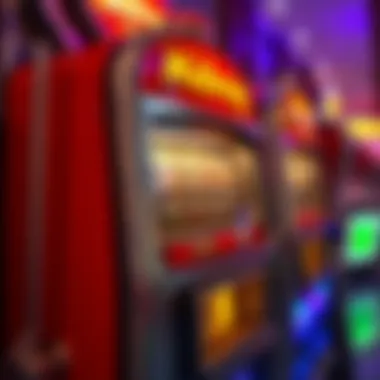 A vintage midway slot machine showcasing its intricate design