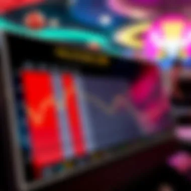 Graph displaying odds and paytables for casino games