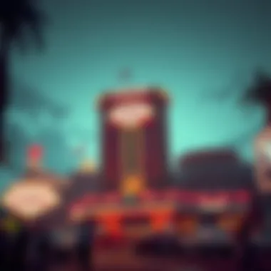 Illustration depicting the establishment of the first casinos