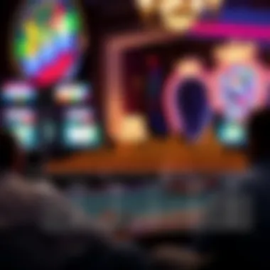 Chart analyzing player engagement metrics in live casinos