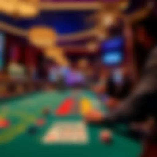 Exciting live gaming table at a Philadelphia casino