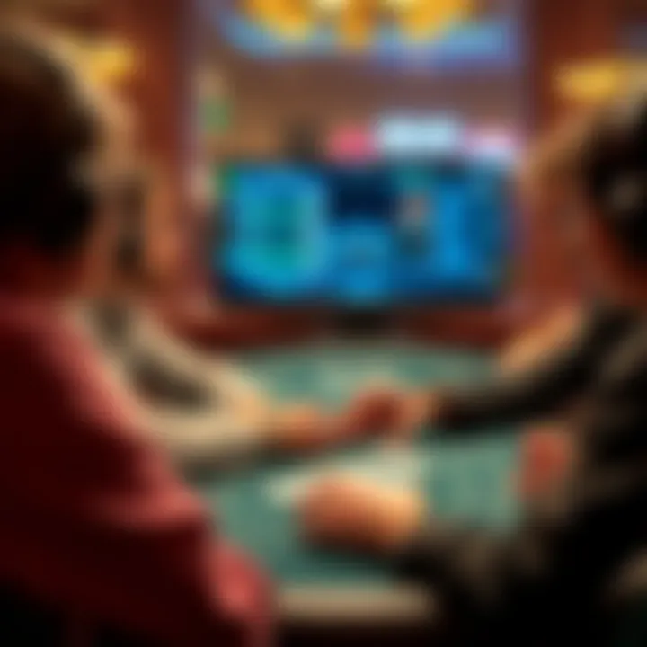 Social Interactions in Virtual Poker