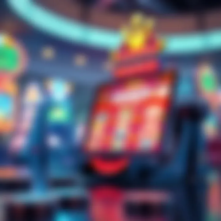 Illustration of technological advancements in mobile gaming