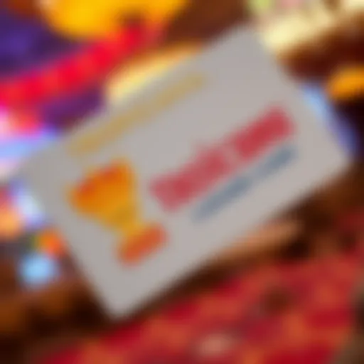 Close-up of the Tropicana Las Vegas Rewards Card showcasing its design.