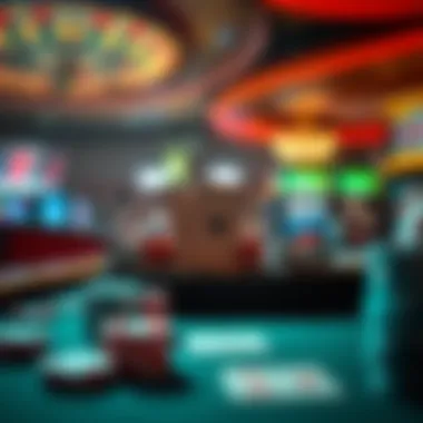 Illustration of the balance between chance and skill in gambling