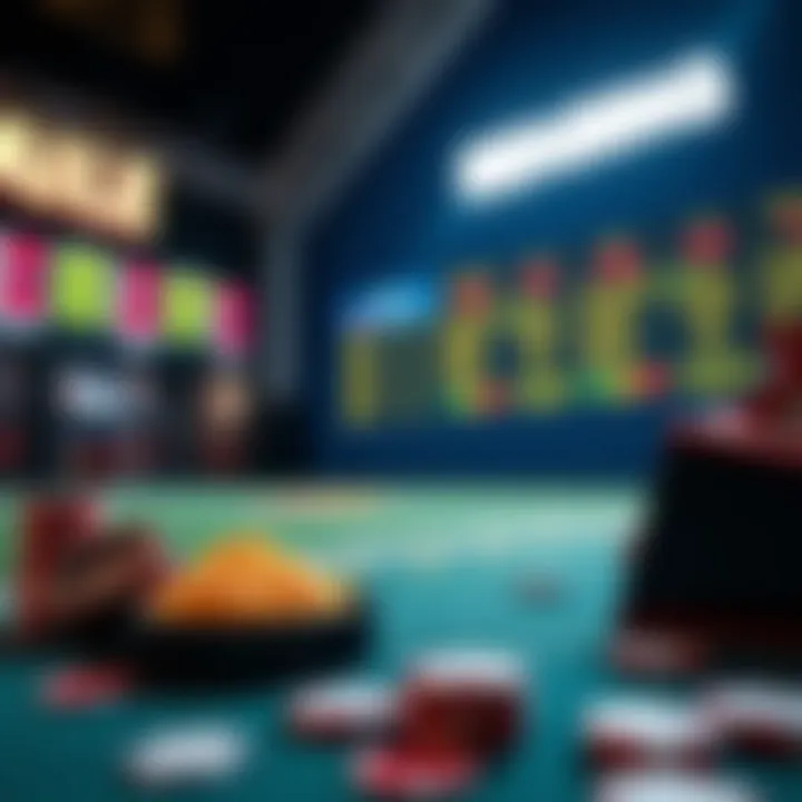 Conceptual illustration of sports betting deposit matches