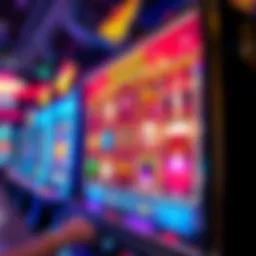 Visual representation of the Wonder Woman slot machine showcasing its vibrant graphics and themes.